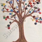 Button tree with affirmations