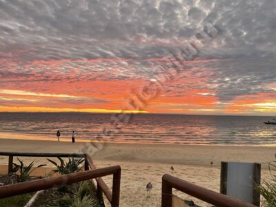 Beach at sunset